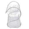 Multifunctional S-shaped Dual Layers Bowls & Dishes & Chopsticks & Spoons Collection Shelf Dish Drainer XH