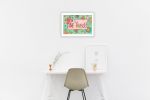 "Be Yourself" By Bernadette Deming, Printed Wall Art, Ready To Hang Framed Poster, White Frame