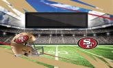 [Personalization Only] Official NFL 49ers - 36" x 62" Personalized Washable Rug