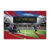 [Personalization Only] Official NFL Texans - 20" x 32" Personalized Washable Rug